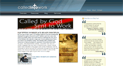 Desktop Screenshot of calledintowork.com